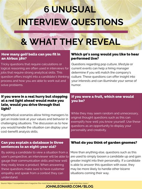 unusual interview questions|Iba pa.